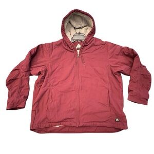 NEW Women's Ridgecut Toughwear Jacket Sanded Duck Sherpa Lined Windsor Wine 3X‎